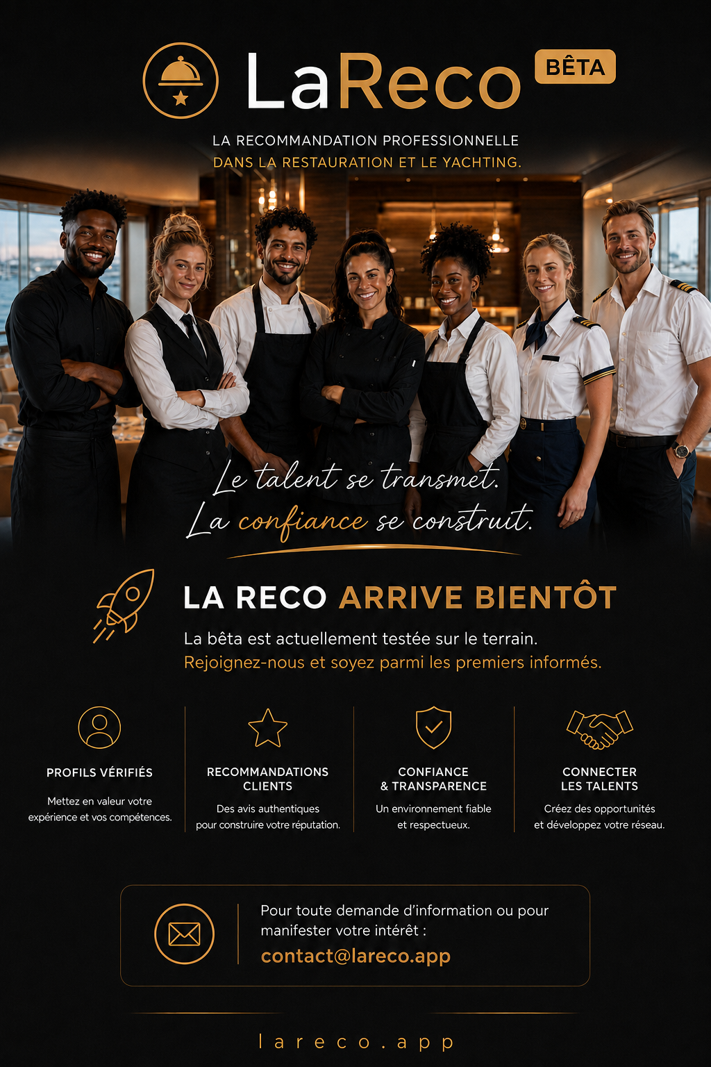 LaReco — La recommandation professionnelle dans la restauration et le yachting